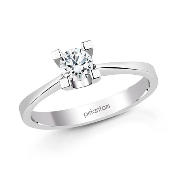 0.25 ct. Pırlanta Tektaş Yüzük